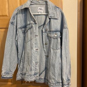 Zara oversized Jean jacket